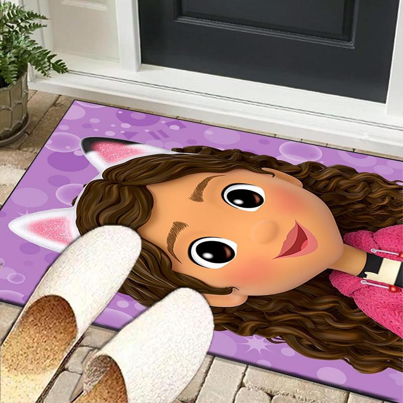 Colorful Friends Dollhouse Office Rug Chair Mat, Game Carpet, Suitable for Front Door, Bedroom, Living Room, Desk, Holiday Gift