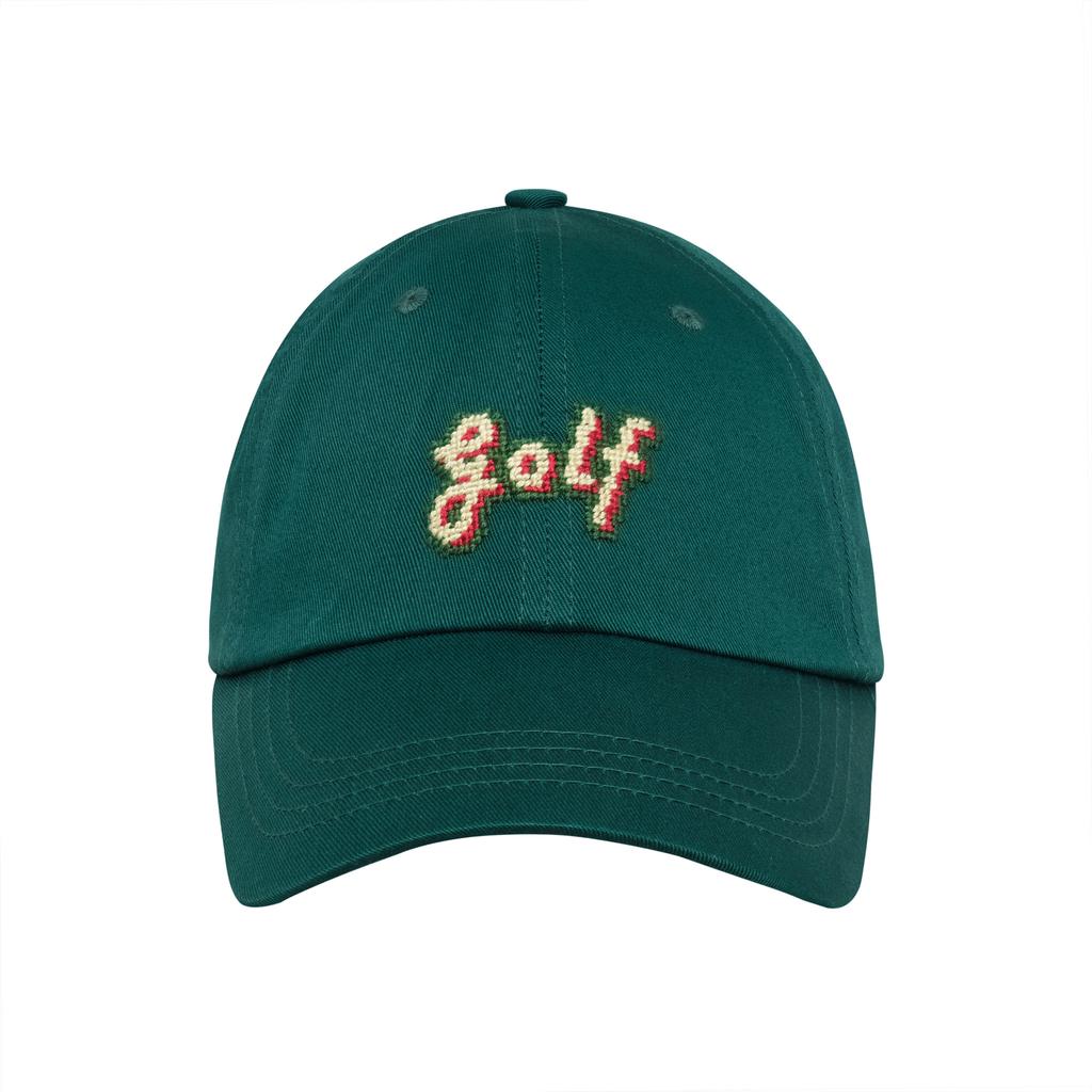 LOLONG Golf Needlepoint Hat (Green)