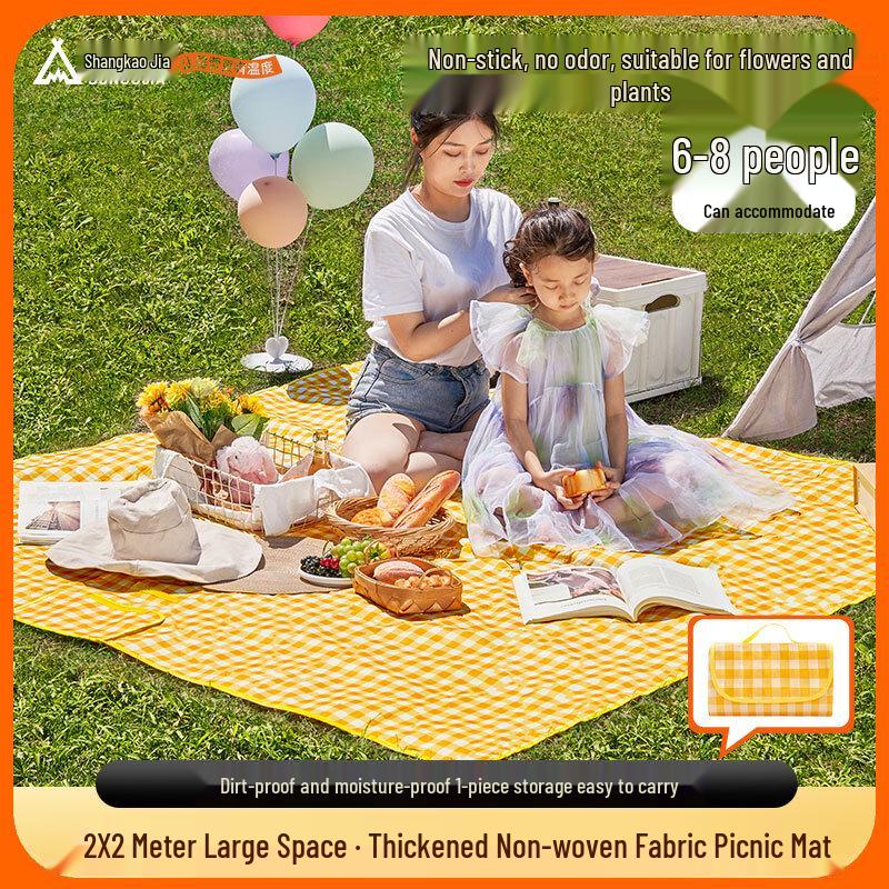 Suncojia Plaid Picnic & Beach Mat