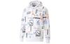 Men's Sweatshirts Men's White Hooded Moderate Regular