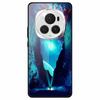 For Honor Magic6 Pro 5G Slim Case Pattern Printing PC+Tempered Glass+TPU Phone Shell