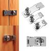 Hardware Silver Shed Home Improvement Padlock Locking Staple Garage Lock Hasp Cupboard