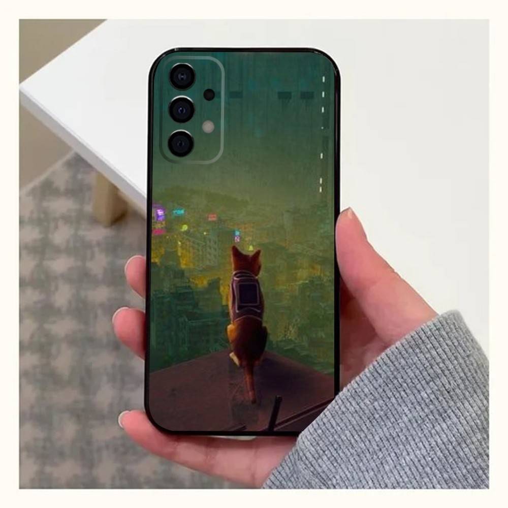 Game Stray Cat Phone Case For Samsung Galaxy A20,A21s,A22,A31,A32,A52,A53,A72,73,A80,A91 Soft Black Cover