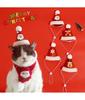 Reusable Christmas Cat Hat Cute Cartoon Autumn Winter Xmas Cat Custom Red Decorative Pets Dress Up Supplies for Dogs