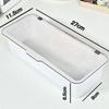 1Pcs Dust-Proof Makeup Storage Box Simple With Lid Drainage Chopstick Cage Rectangular Plastic Stationery Container Students
