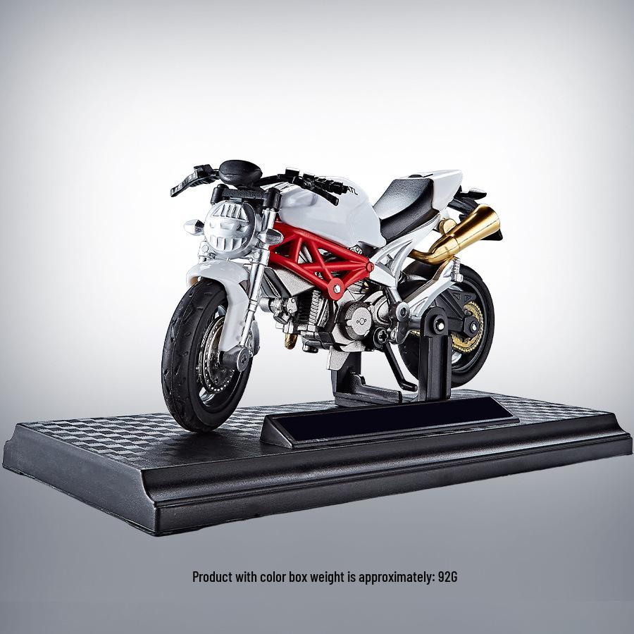 Cross-border Alloy Motorcycle Model: Racing Toy with Sliding Linkage Parts