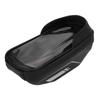 Bike Phone Bag EVA TPU Sun Visor Sensitive Touch Waterproof Zipper Easy Installation Bike Frame Bag for 7in Phone