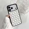 Simple Polka Dots With Small Dots Phone Case For Iphone 17 Air 16 15 14 11 13 12 Pro Max Lightweight Trendy Protective Cover