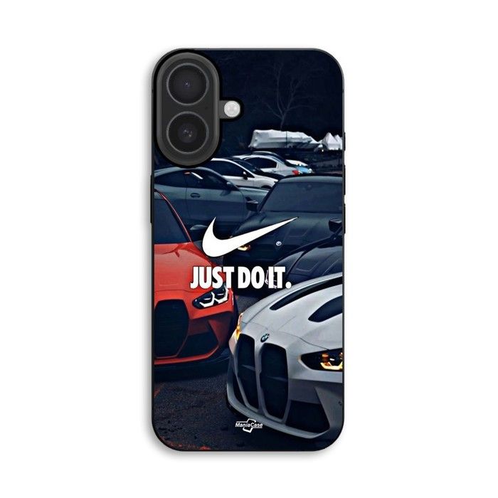 Hülle Für iPhone 18 BMW M NIKE JUST DO IT Maniacase schwarz