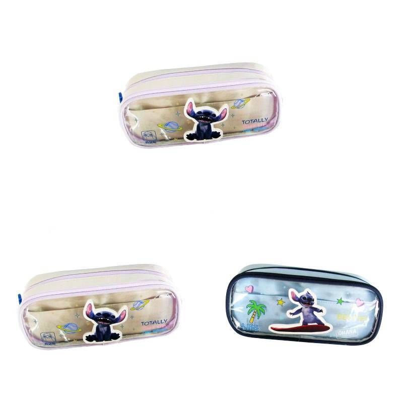 Lilo Stitch Kids Pencil Case With Pvc Polyester Material For Girls School Supplies