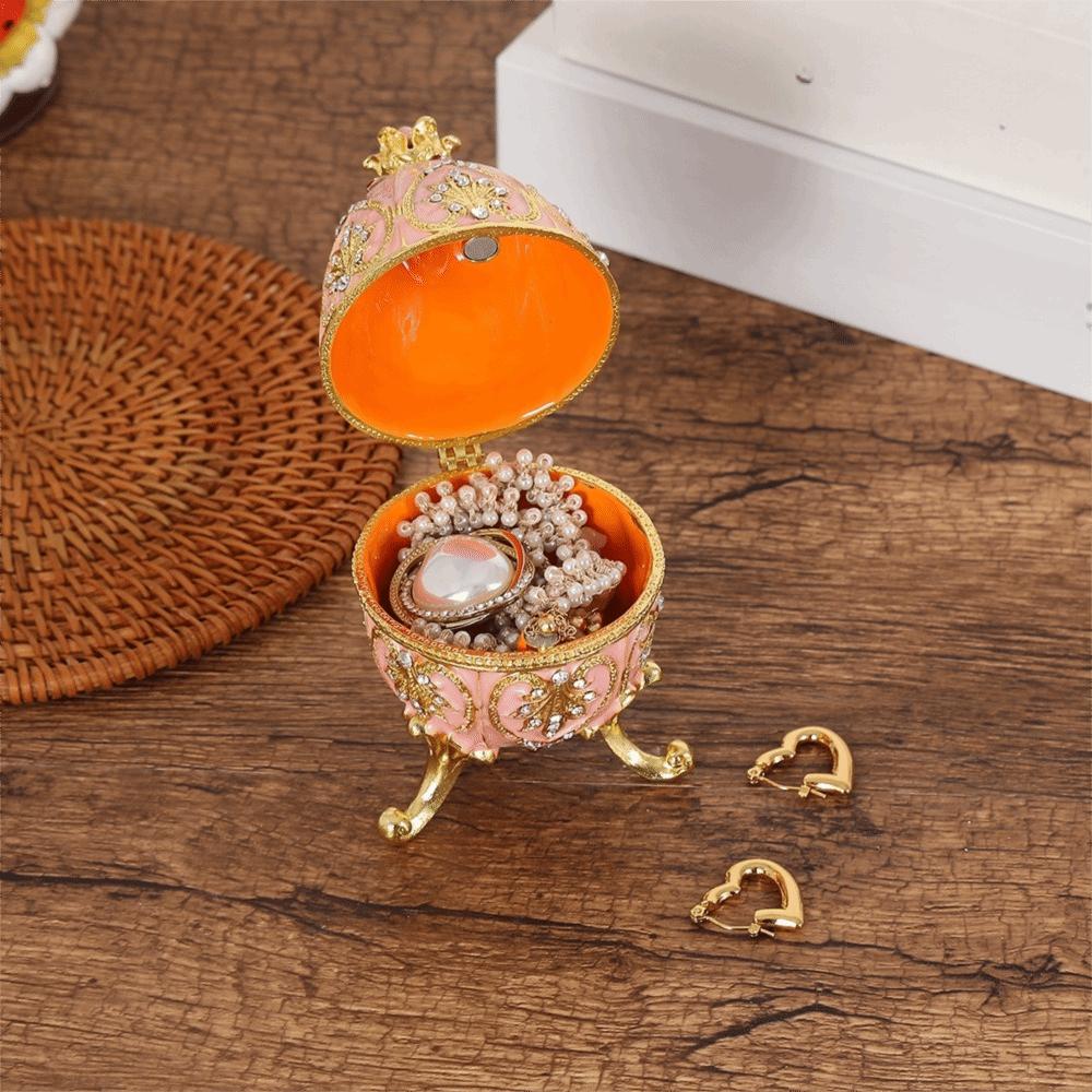 European Style Easter Egg Ornament Zinc Zinc Zinc Alloy Jewelry Organizer Earring