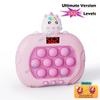 999 Level Electronic Pop Quick Push Game Console Toy with LED Display Screen Suitable for Adult Child Fidget Toys Christmas Gift