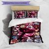 3pcs Duvet Cover Set (1*Duvet Cover + 2*Pillowcase, Without Core), Hazbin Hotel Print Bedding Set, Bedroom Decor, All‑Season, Gift