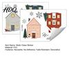 Elk Fir Tree Stickers 2Pcs Christmas Snowy House Static Window Clings, Snowflake Deer Glass Reusable Festive Decals Decals, No-Adhesive for Home Cafe