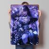 Anime Girl With Flowers and Centipedes Printed Poster Customized Wall Art Retro Vintage Metal Tin Signs for House Decor Man Cave