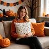 Halloween Pumpkin Printed Throw Cover for Couch Cushion Decorative