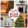 Candy Christmas Tree Decorations 30 Piece Lollipop Cane Wooden Hangable Peppermint Pendants Peppermint Candy Ornaments For