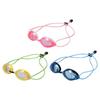 Adjustable Silicone Swimming Goggles, Retractable, Portable, Leakproof, Wide , Anti-Fog for Adults