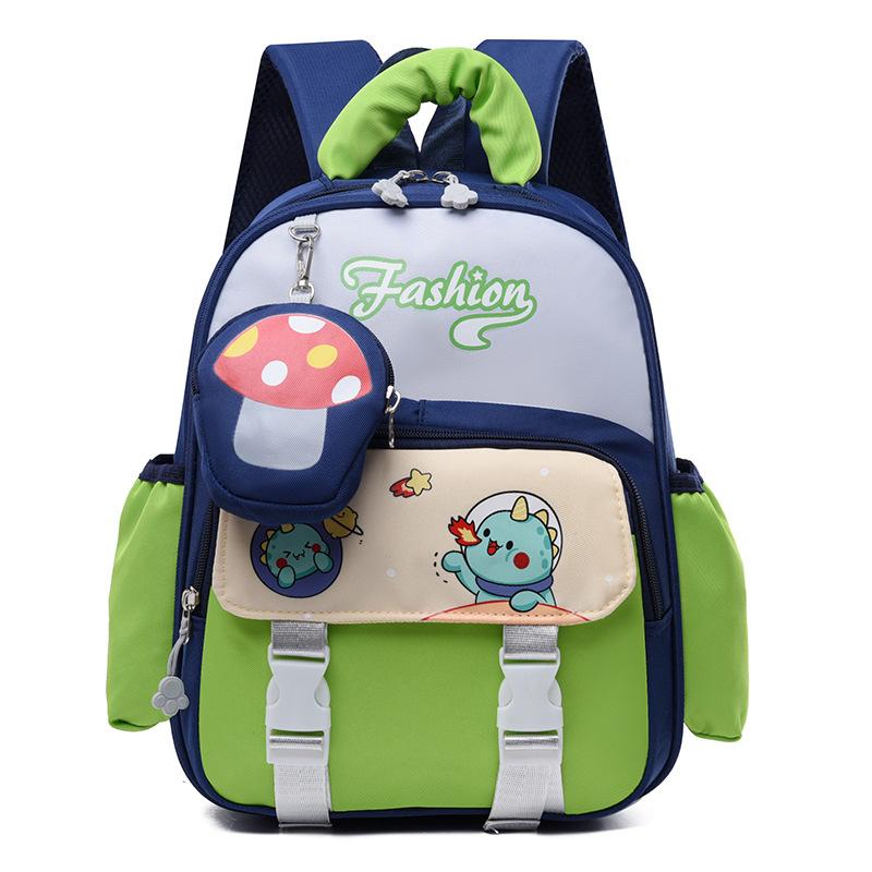 New spine protection, light weight reduction, kindergarten schoolbag, cute backpack, boys and girls children's backpack