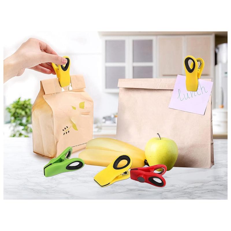 2025 Trend Bag Clips With Magnets - Food Clips, Chip Clips, Sealing Clips, Food Storage Bag Clips, Snack Bags And Food Bags
