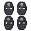 VW Car Sticker Car Sticker 4Pcs Car Door Lock Buckle Protective Cover Stickers Badge For Volkswagen VW R Polo Passat Rline Golf 4