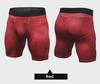 Men's Quick-Dry Printed Sports Compression Shorts & Tights