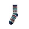Double-needle Double-way Socks for Men, Mid-calf Cordless Long Socks, Cotton Ethnic Style Long Calf Retro Trend for Autumn and Winter