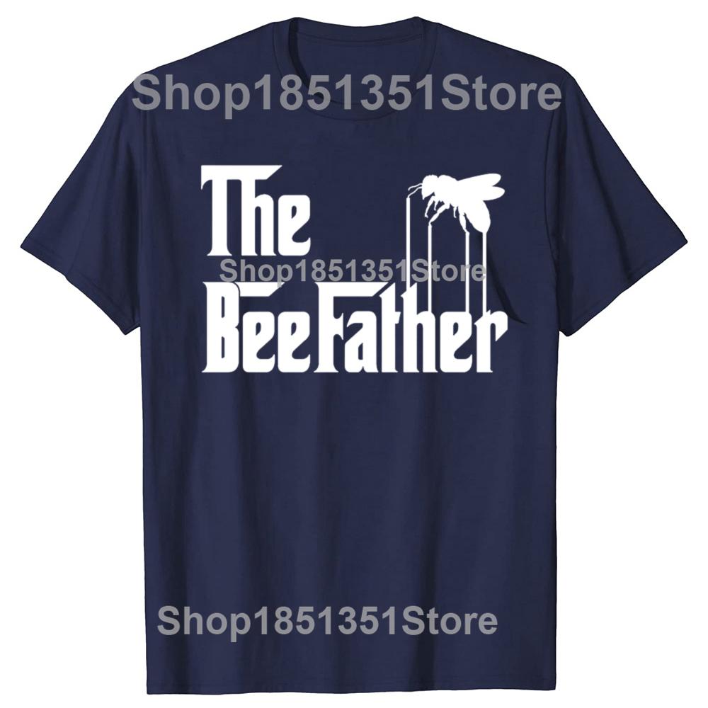 Funny Bee The BeeFather T Shirt Beekeeping Beekeeper Graphic Cotton Streetwear Short Sleeve Gifts Bee Lover Tshirt Men