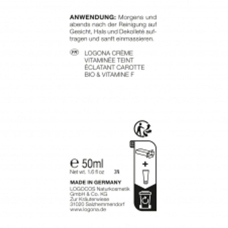 Logona Carrot Vitamin Cream 50ml