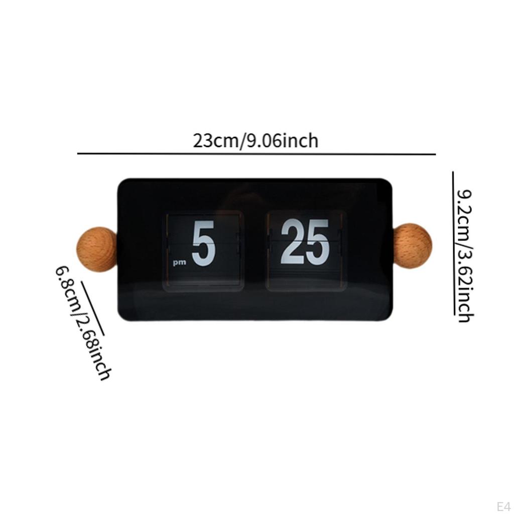 Auto Clock Automatic Page Filming Home Digital Display Office Ornament