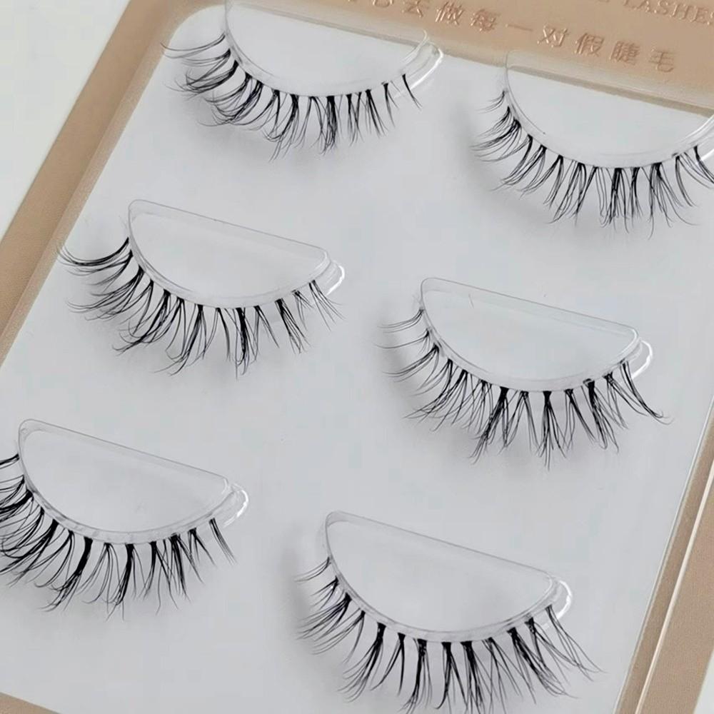 Natürlich aussehende Manga-Wimpern Japanisches Cosplay Falsche Nerz-Wimpern Heiße Nerz-Wimpern für Damen