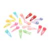 20pcs Mini Pet Hair Clips Multiple Colors Cute Dog Cat Flower Hairpins for Daily Party