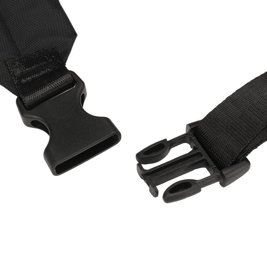 Large Black Sling Bag Waterproof Sling Backpack Oxford Fabric Outdoor Sports Chest Bag for Men Women Large Black Sling Backpack