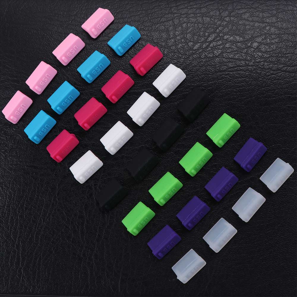 10 Stück Effizienter Schutz USB-Port Staubschutz Silikon USB-Schnittstellenschutz PC-Zubehör