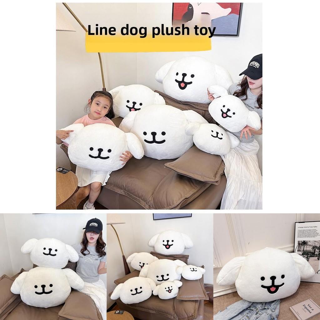 Cute Maltese Smiling And Laughing Expressions Plush Doll Pillows Cushion For Living Room Decor And Gifts