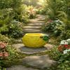 Decorative Planter with Drainage Hole Textured Sculptural Garden