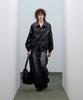 Standarderror 87-Stan058 Raglan Leather Blouson Jacket Black