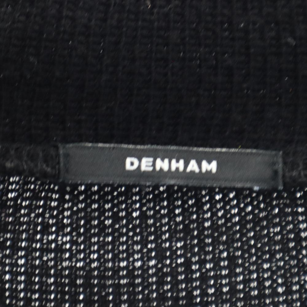 DENHAM made in Japan Long sleeve knit Long dress F black TROLL DRESS Women Used