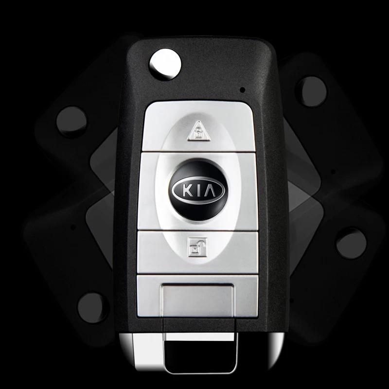 2/5/10 Stück 14mm Auto Schlüssel Emblem Aufkleber Logo Auto Schlüsselanhänger Emblem Dekoration Aufkleber Für KIA Sportage Picanto Rio Ceed Cerato Soul