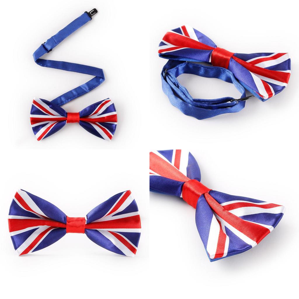 Show Your Patriotism With These Countries Bow Ties In Silk