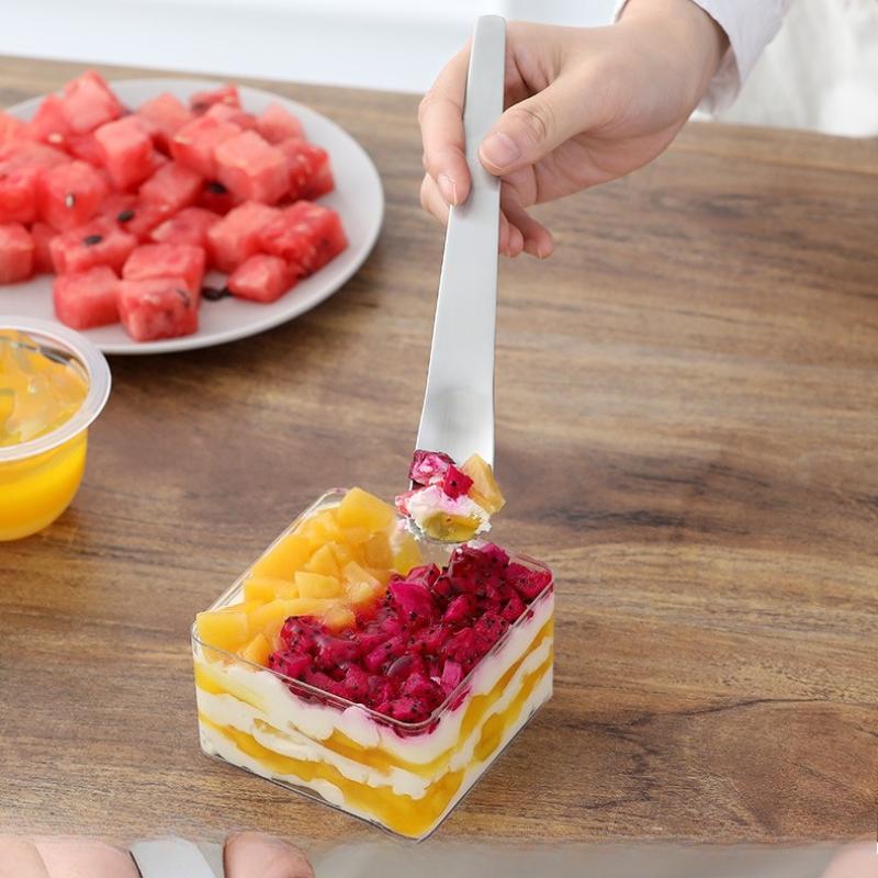 1PC Household Stainless Steel Ice Cream Scoop Ice Cream Scoop Dessert Spoon Cake Scoop Cheese Scoop Stirring Spoon