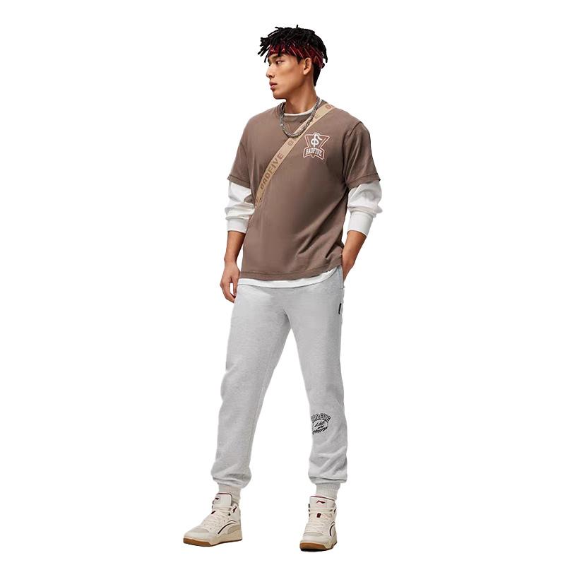 Li Ning Badfive Knitted Sweatpants Unisex ASCT199-1