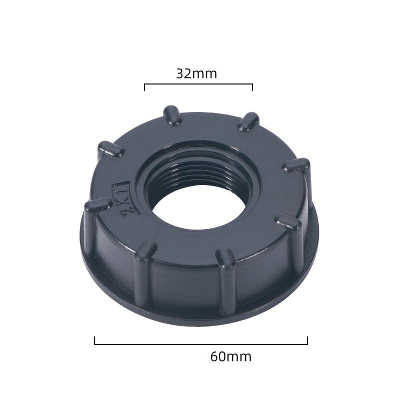 

Аксессуары для самостоятельного изготовления, прочные фитинги для баков IBC S60X6, грубая резьбовая крышка 60 мм, внутренняя резьба до 1/2 3/4 1 , адаптер-соединитель