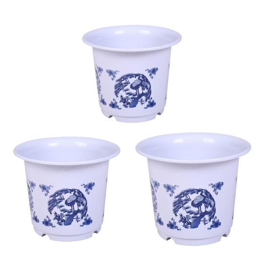 Thickened Plastic Flower Pot Breathable Planter for Blueberries Roses Hydrangeas Durable UV-Resistant Beginner Plant Pots
