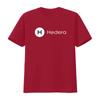 T-shirt con Logo Hedera Hashgraph a Tema Moneta per Fan HBAR vintage Lavata Traspirante Casual uomo Unisex abbigliamento designer grafica