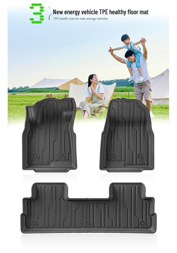 Eco-Friendly TPE Car Mats for Haval H6 - Dirt-Resistant Trunk & Seat Back Protection