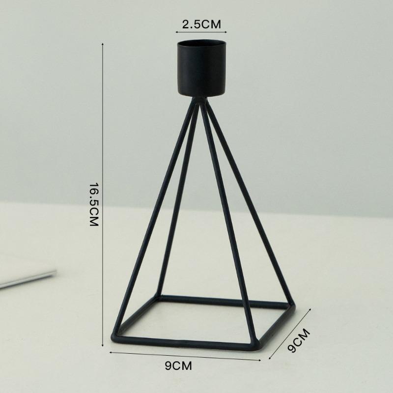 Iron Christmas Candlestick Living Room Ornament, Candlestick Romantic Decoration for Dining Table