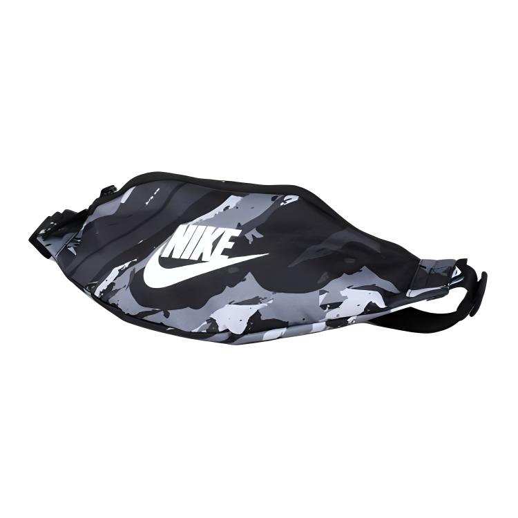 Nike Heritage Athleisure Polyester Sling Bag, Crossbody Bag, Fanny Pack Regular Unisex Gray Camouflage CU9276-010