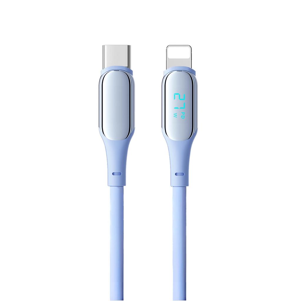140W Dual Type-C Fast Charging Cable with LED Power Display