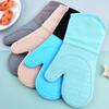 Extended Heat-Resistant Silicone Gloves for Cooking and Baking - High-Temperature Protection In Kitchen and Oven